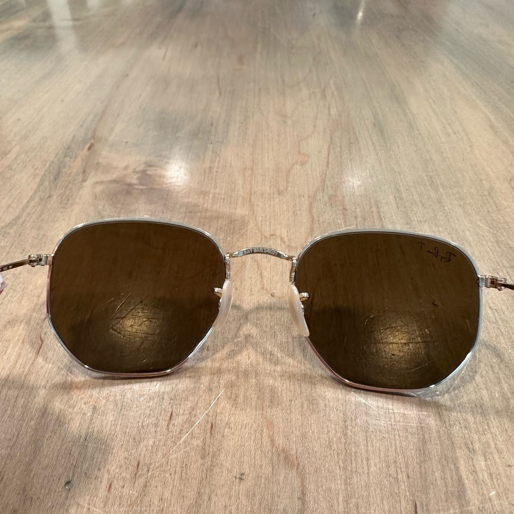Ray-Ban Polarized Rb3548n Hexagonal Flat Lenses - image 4